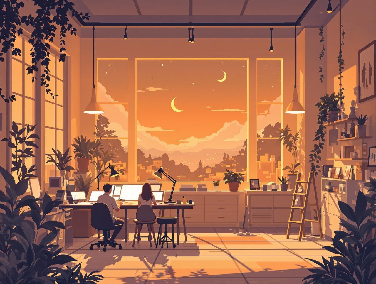 漫改剧创作团队工作场景